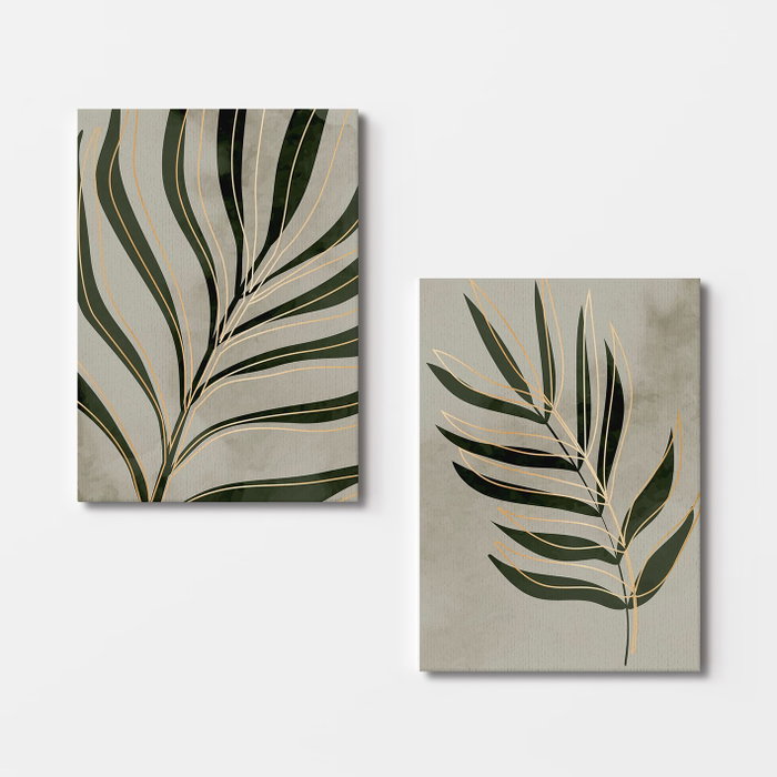 Wallity 2KNV4344 Lienzo Decorativo de 2 Piezas (50 x 70 cm)